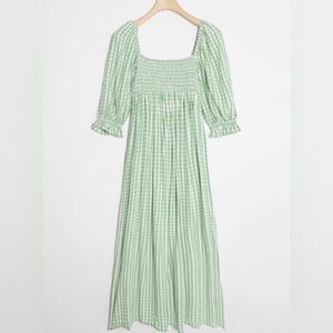 Faithful The Brand green gingham dress